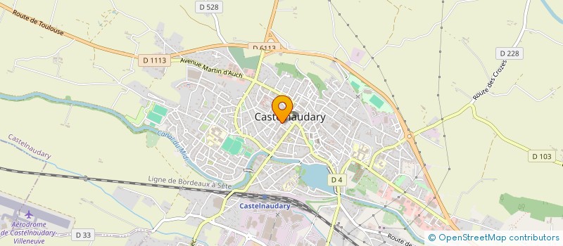 localisation de l'entreprise AUDIO CONTACT à CASTELNAUDARY