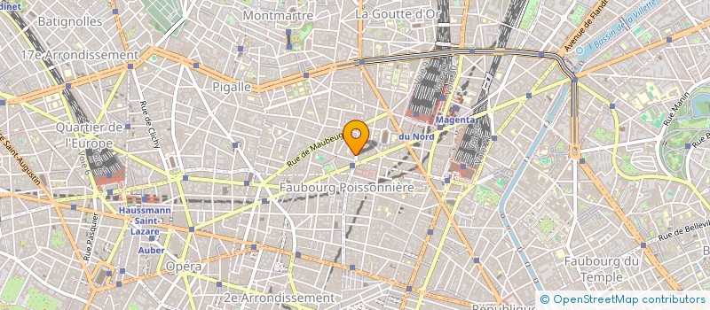 localisation de l'entreprise AUDIO DACT à PARIS
