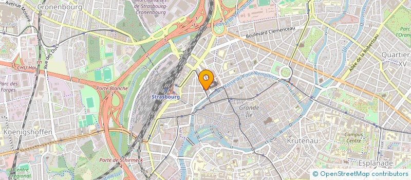 localisation de l'entreprise AUDIO ELECTRONIQUE ET COMMUNICATION à STRASBOURG