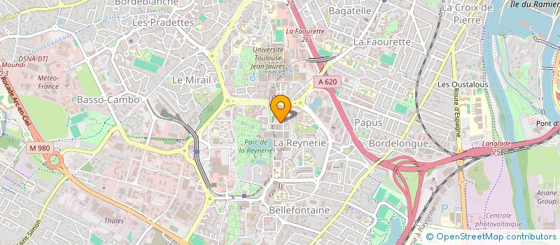 localisation de l'entreprise AUDIO ET VISUEL à TOULOUSE