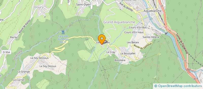 localisation de l'entreprise AUDIO FEEL à GRAND-AIGUEBLANCHE
