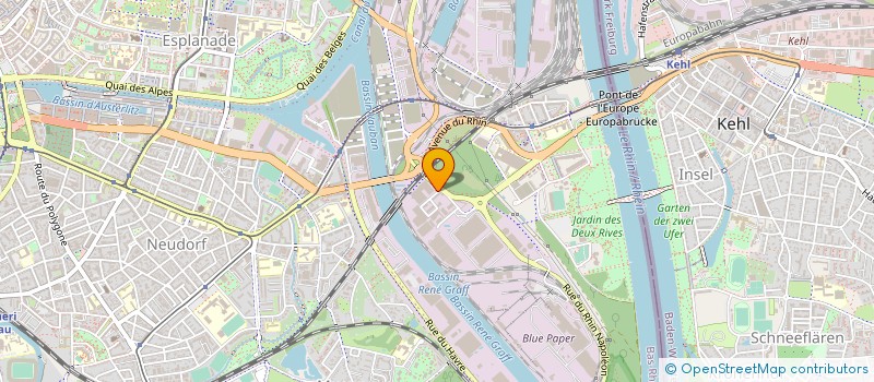 localisation de l'entreprise AUDIO FORMATIONS à STRASBOURG