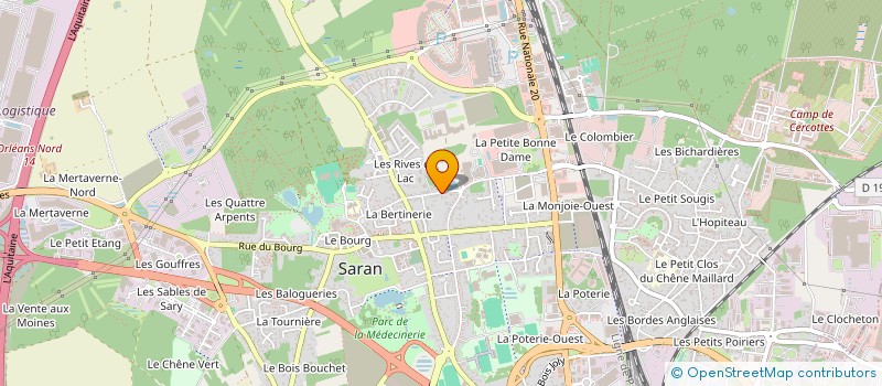 localisation de l'entreprise AUDIO FRANCE LOCATION à SARAN