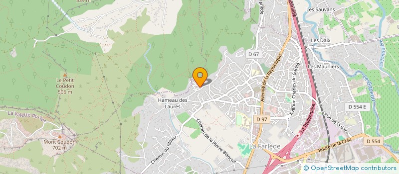 localisation de l'entreprise AUDIO GAREOULT  LA FARLEDE