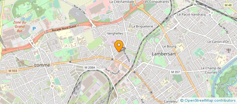 localisation de l'entreprise AUDIO GEORGET CLEMENT CONSEIL à LILLE