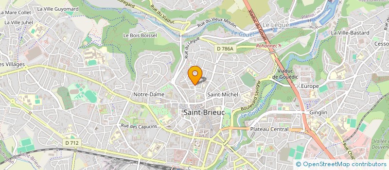 localisation de l'entreprise AUDIO IMMO à SAINT-BRIEUC