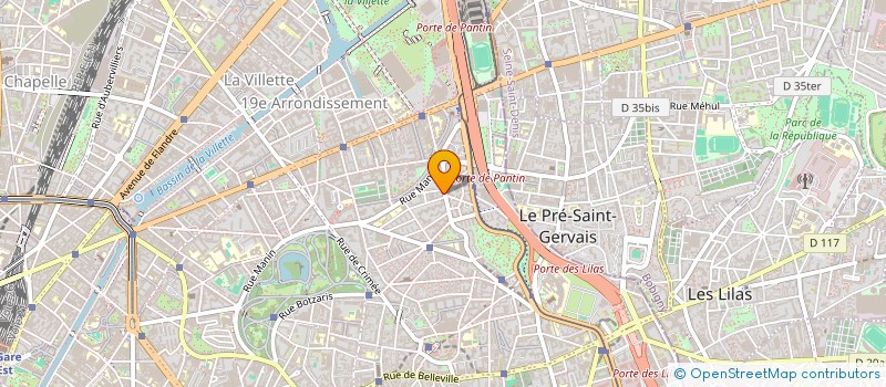 localisation de l'entreprise AUDIO INDUSTRY à PARIS