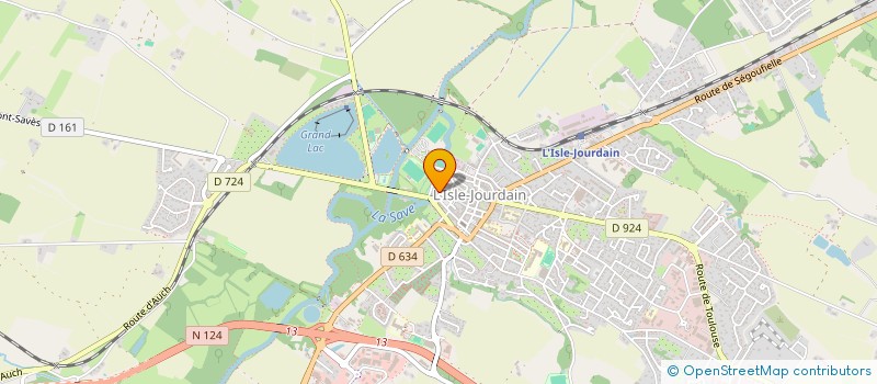 localisation de l'entreprise AUDIO LAF L'ISLE JOURDAIN  L'ISLE-JOURDAIN