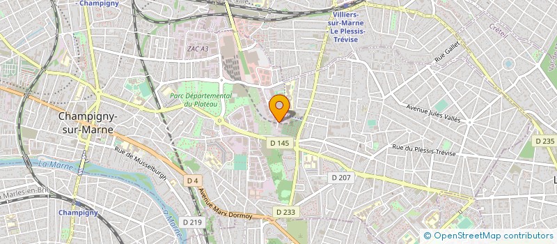 localisation de l'entreprise AUDIO MARKETING SERVICES à CHAMPIGNY-SUR-MARNE