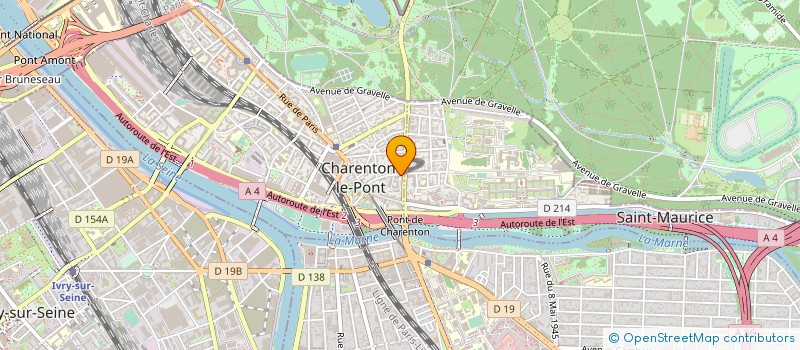 localisation de l'entreprise AUDIO MEDIA PRO à CHARENTON-LE-PONT