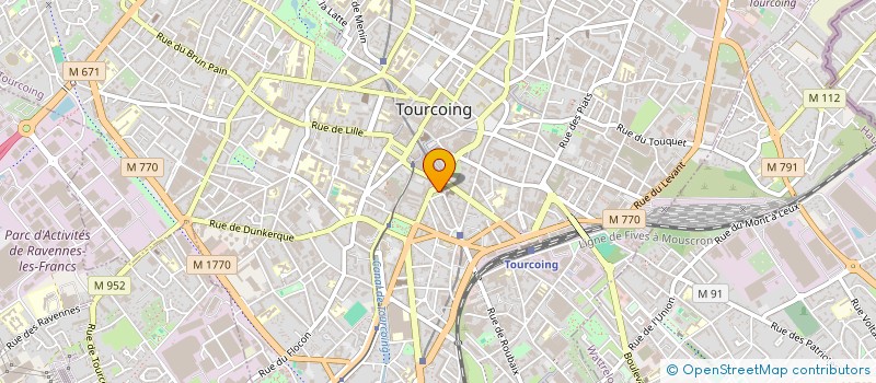 localisation de l'entreprise AUDIO PLUS TOURCOING à TOURCOING