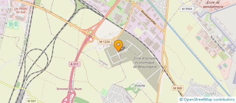 localisation de l'entreprise AUDIO PRESTA SERVICE à LONGVIC