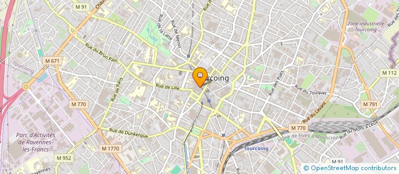 localisation de l'entreprise AUDIO PROTHESE-AUDITIF - TOURCOING à TOURCOING