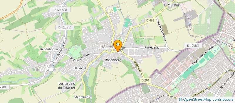 localisation de l'entreprise AUDIO SHOP à HEGENHEIM