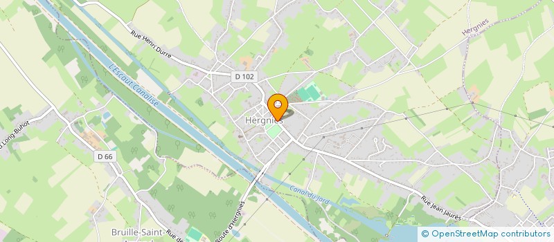 localisation de l'entreprise AUDIO SHVM  HERGNIES