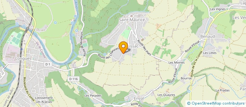 localisation de l'entreprise AUDIO SOFT à SAINT-MAURICE