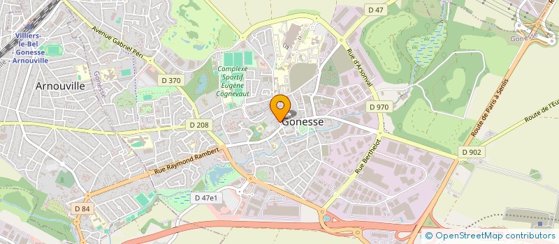 localisation de l'entreprise AUDIO SON GONESSE  GONESSE