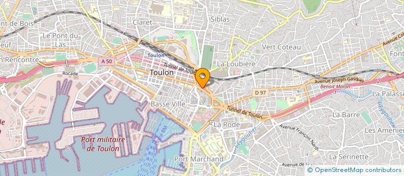 localisation de l'entreprise AUDIO SYSTEMES FRANCE à TOULON