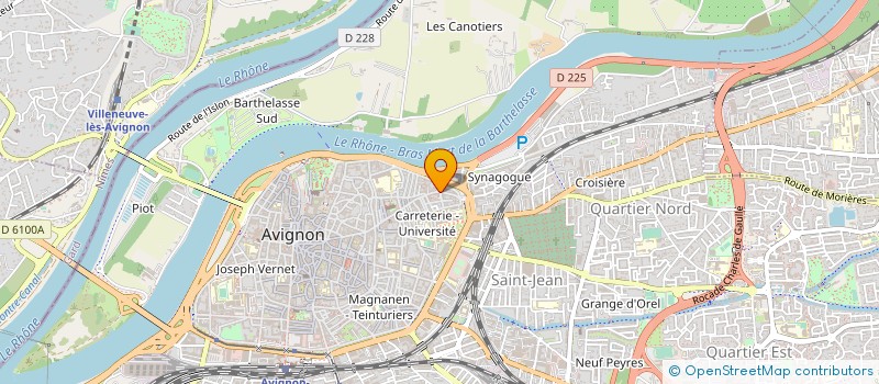 localisation de l'entreprise AUDIO TECHNOLOGIE à AVIGNON