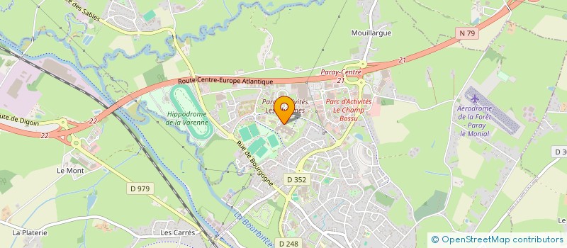 localisation de l'entreprise AUDIO VIDEO MEDIA à PARAY-LE-MONIAL