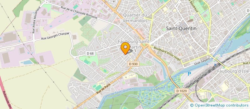 localisation de l'entreprise AUDIO VIDEO MOBILE  SAINT-QUENTIN