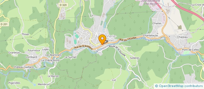 localisation de l'entreprise AUDIO VIDEO MULTIMEDIA SATELLITE à LA MONNERIE-LE-MONTEL