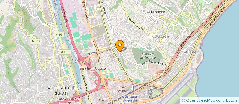 localisation de l'entreprise AUDIO VIDEO NETWORK INTEGRATION RENT à NICE