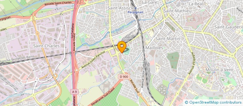 localisation de l'entreprise AUDIO VIDEO PASSION  PERPIGNAN