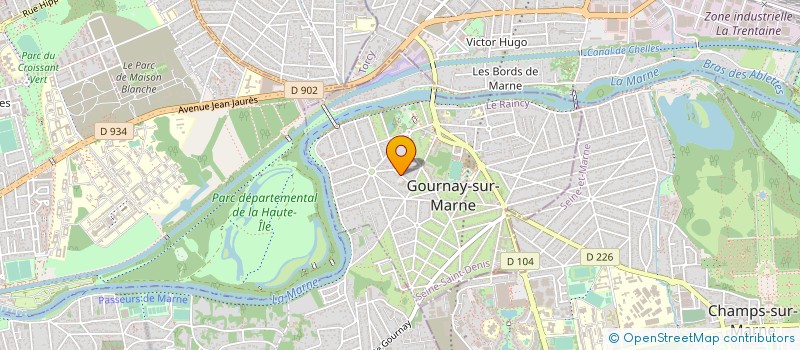 localisation de l'entreprise AUDIO VIDEO PRO à GOURNAY-SUR-MARNE