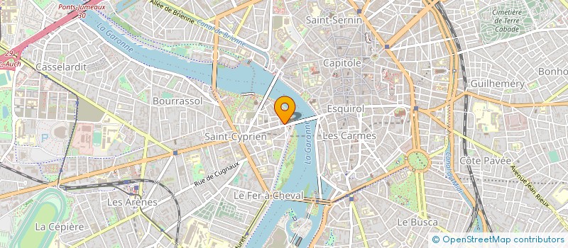 localisation de l'entreprise AUDIO VIDEO REFERENCE A.V.R. à TOULOUSE