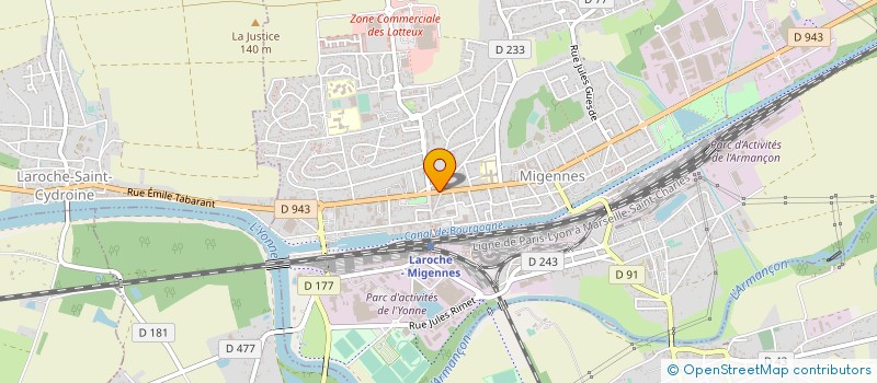 localisation de l'entreprise AUDIO VIDEO SAT 3000  MIGENNES