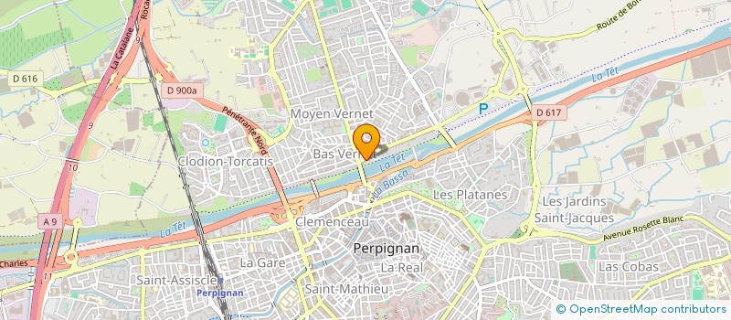 localisation de l'entreprise AUDIO VIDEO SERVICES à PERPIGNAN