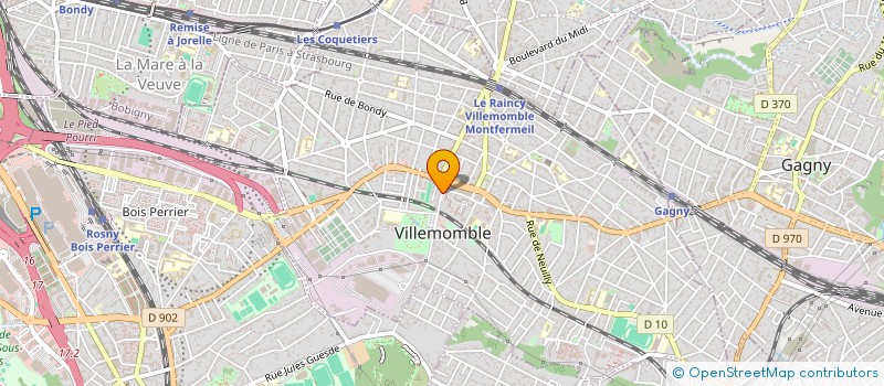localisation de l'entreprise AUDIO VIDEO SYSTEMES  VILLEMOMBLE