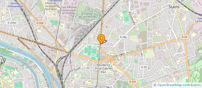 localisation de l'entreprise AUDIO VISION à SAINT-DENIS