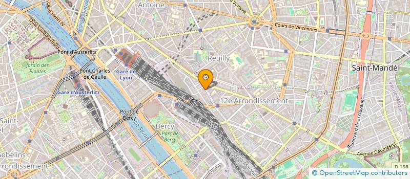 localisation de l'entreprise AUDIO VISUEL PROJECTION OPTIQUE ET SON  PARIS