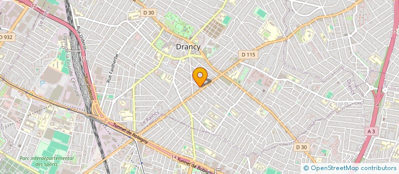 localisation de l'entreprise AUDIO VISUEL SERVICE 19 à DRANCY