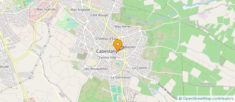 localisation de l'entreprise AUDIO XP DEVELOPPEMENT  CABESTANY