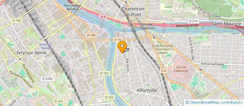 localisation de l'entreprise AUDIO26 à ALFORTVILLE