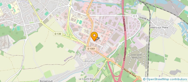 localisation de l'entreprise AUDIOCARE+ BEAUVAIS  BEAUVAIS