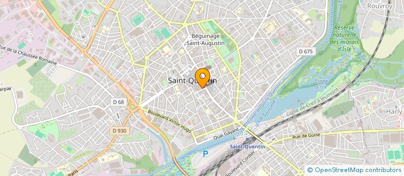 localisation de l'entreprise AUDIOCARE+ SAINT QUENTIN à SAINT-QUENTIN