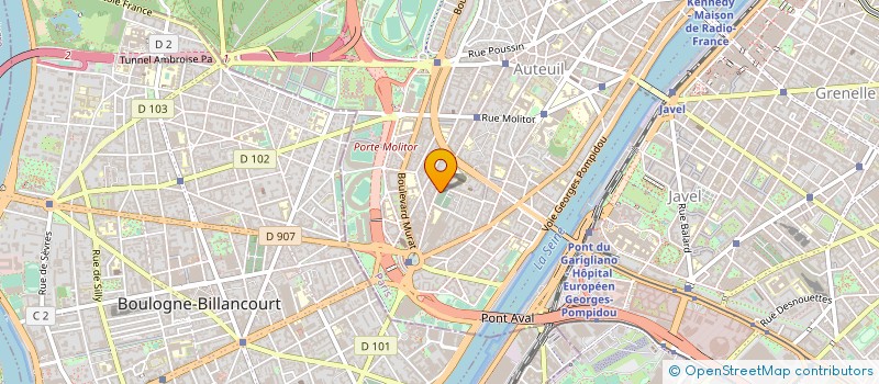 localisation de l'entreprise AUDIOCLIP à PARIS