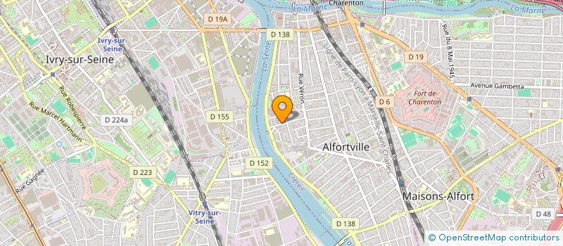 localisation de l'entreprise AUDIOCOM  ALFORTVILLE