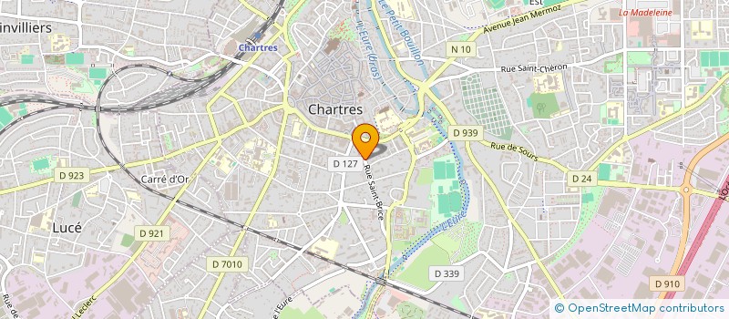 localisation de l'entreprise AUDIODEEM à CHARTRES