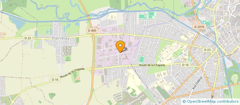 localisation de l'entreprise AUDIOENERGIE à BOURGES