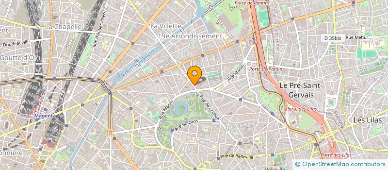 localisation de l'entreprise AUDIOFEEL  SARCELLES