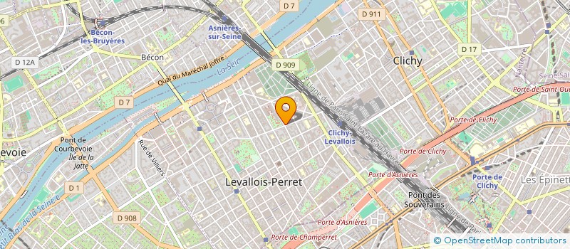 localisation de l'entreprise AUDIOFIAC à LEVALLOIS-PERRET
