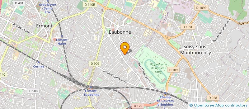 localisation de l'entreprise AUDIOFOLIA à EAUBONNE