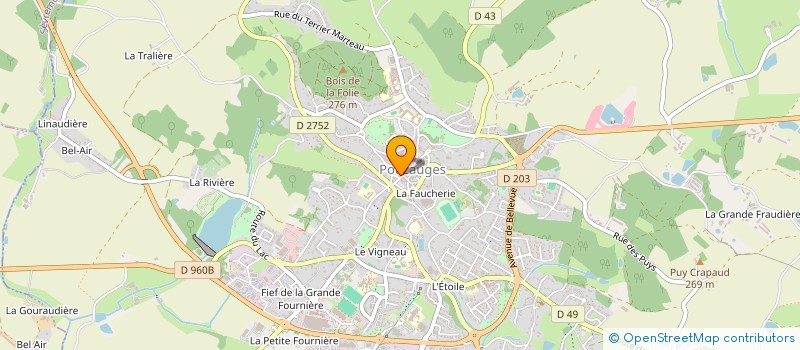 localisation de l'entreprise AUDIOGRAM à POUZAUGES