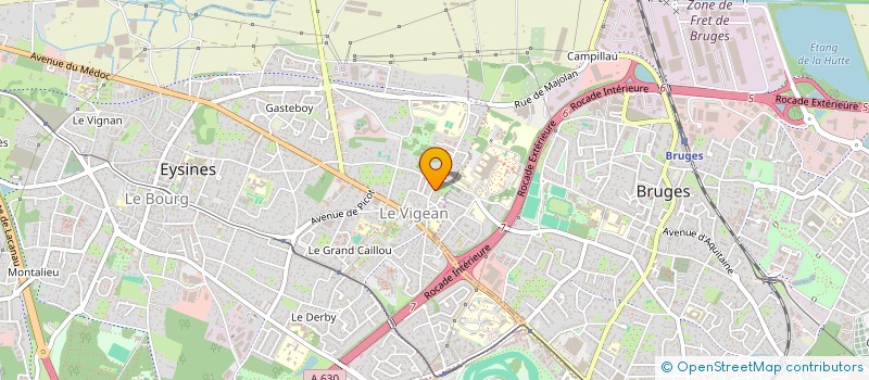 localisation de l'entreprise AUDIOJOB  EYSINES