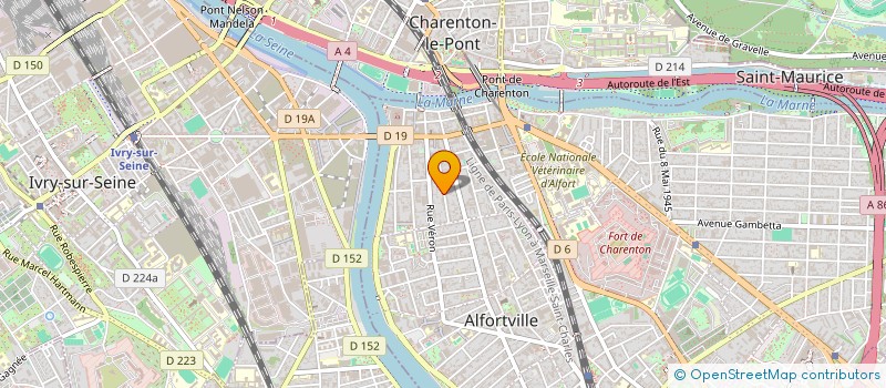 localisation de l'entreprise AUDIOKASE à ALFORTVILLE